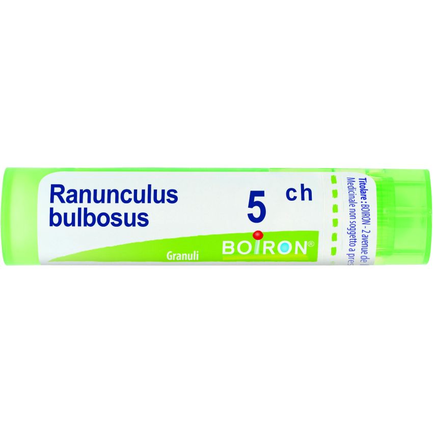 Boiron Ranunculus Bulbosus 05Ch - Granuli Omeopatici, Tubo da 4g