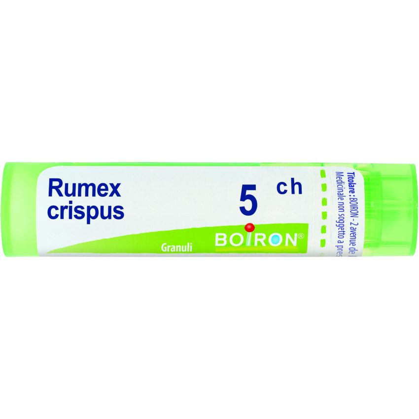 Boiron Rumex Crispus 05Ch - Tubo di Granuli Omeopatici 4g