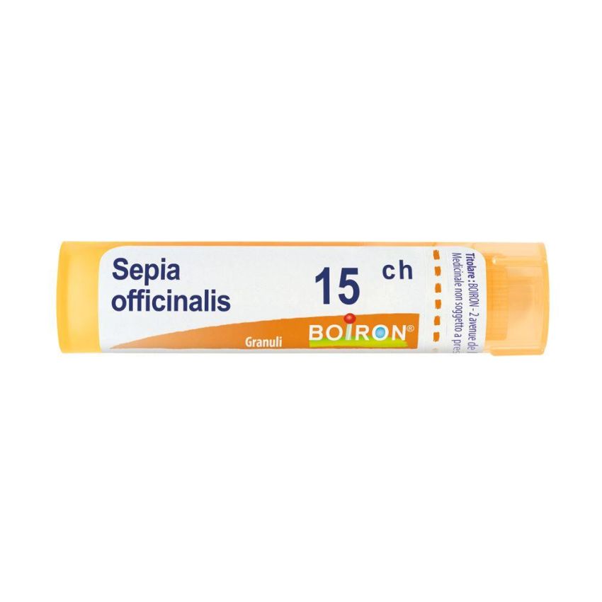 Granuli di Sepia Officinalis Boiron 15Ch - Tubo da 4g