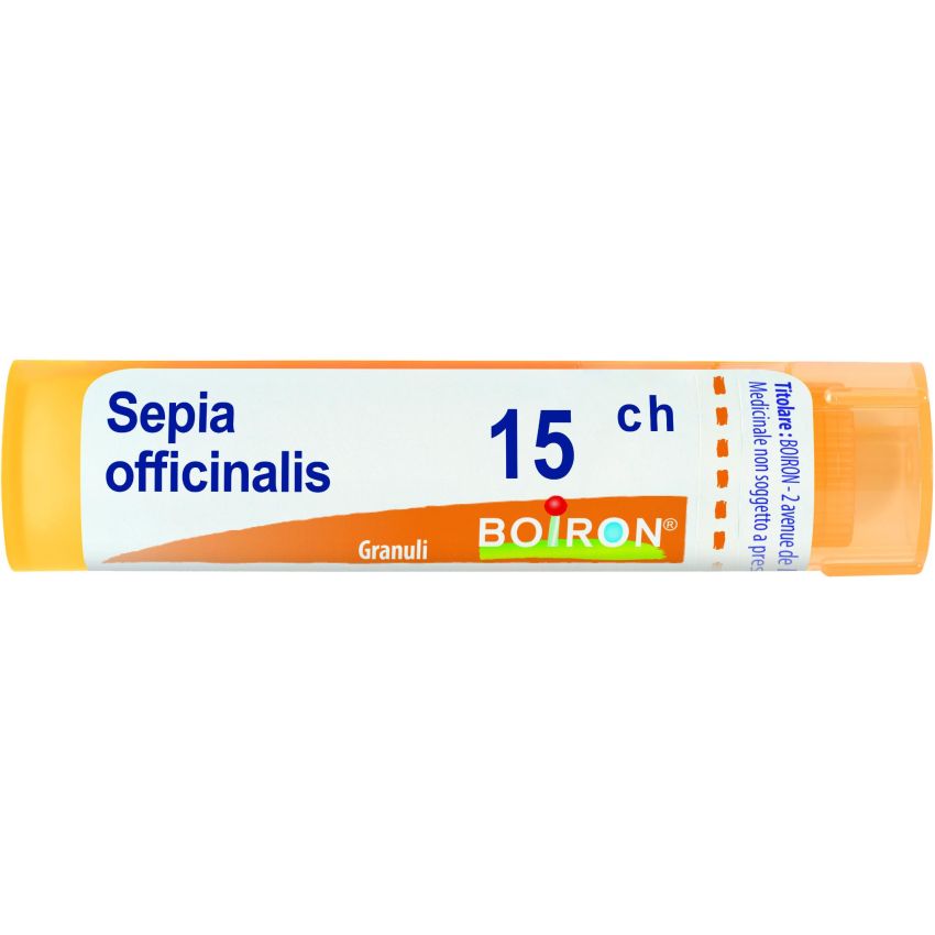 Granuli di Sepia Officinalis Boiron 15Ch - Tubo da 4g