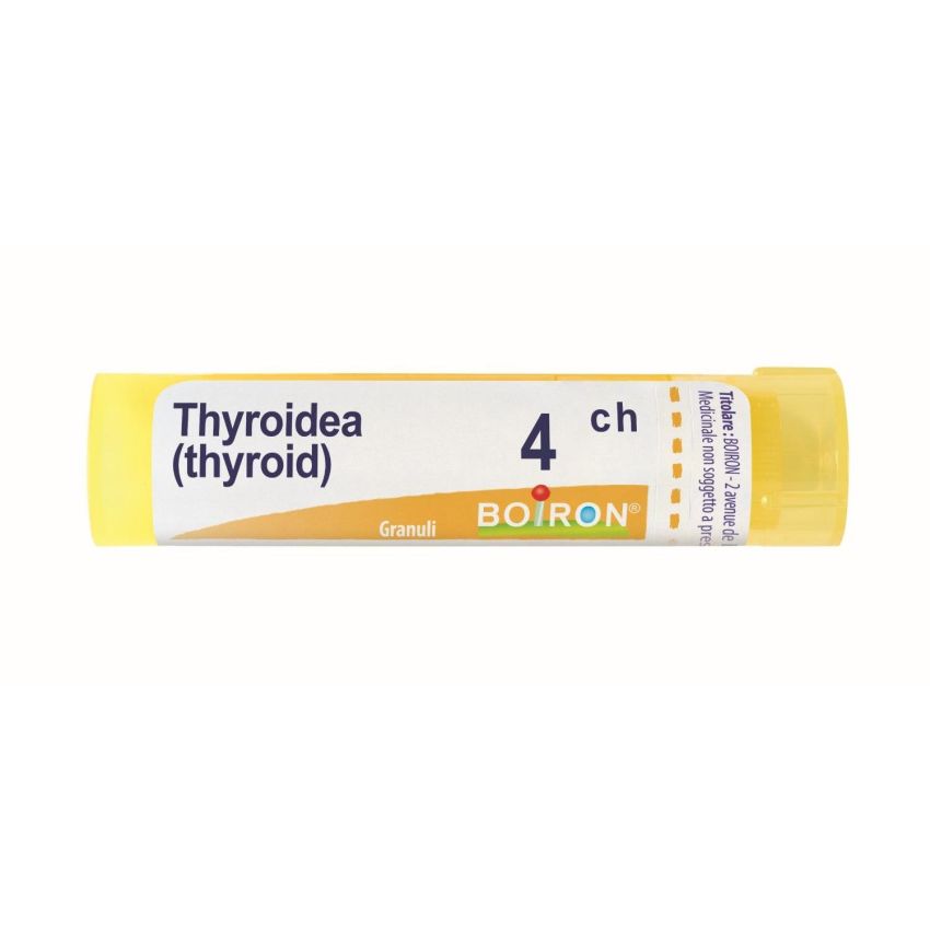 Boiron Thyroidea 04Ch - Granuli omeopatici per tiroide, Tubo da 4g