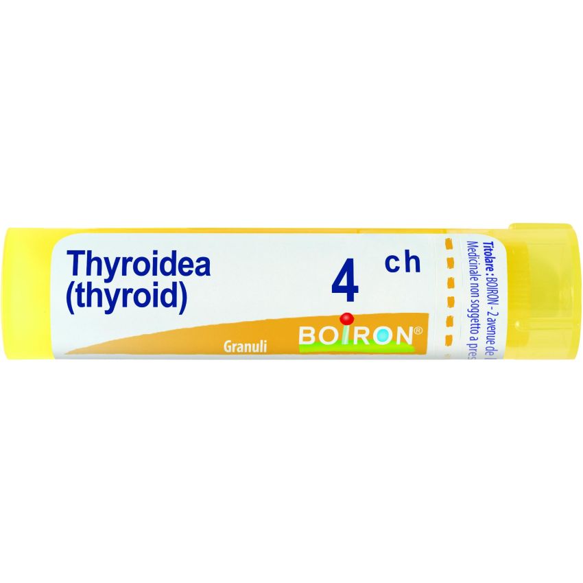 Boiron Thyroidea 04Ch - Granuli omeopatici per tiroide, Tubo da 4g