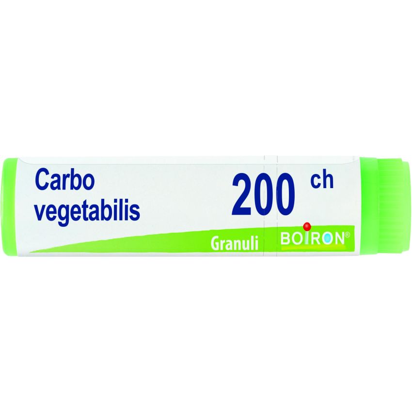 Boiron Carbo Vegetabilis 200Ch - Globuli Omeopatici da 1g