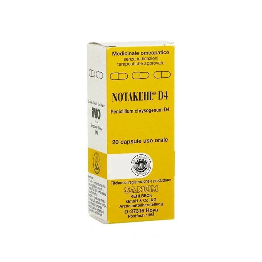 Sanum Notakehl D4 Integratore Alimentare, 20 Capsule