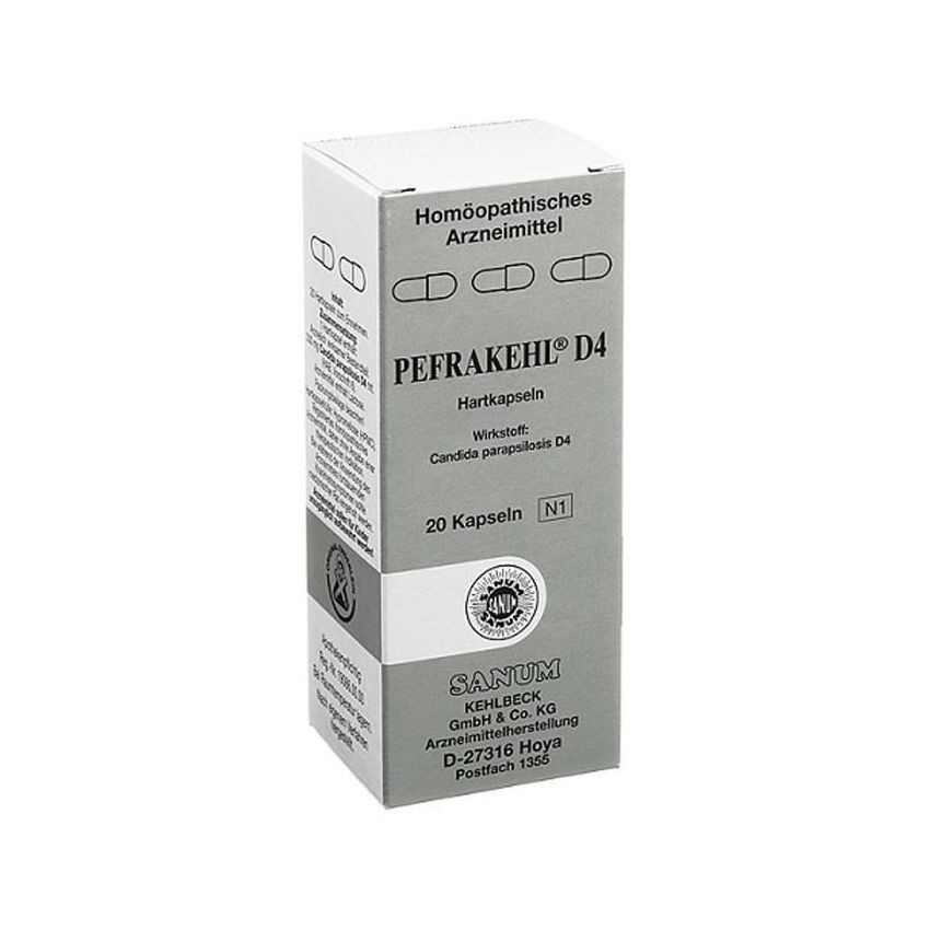 Sanum Pefrakehl D4 - Capsule Omeopatiche Naturali, Confezione da 20