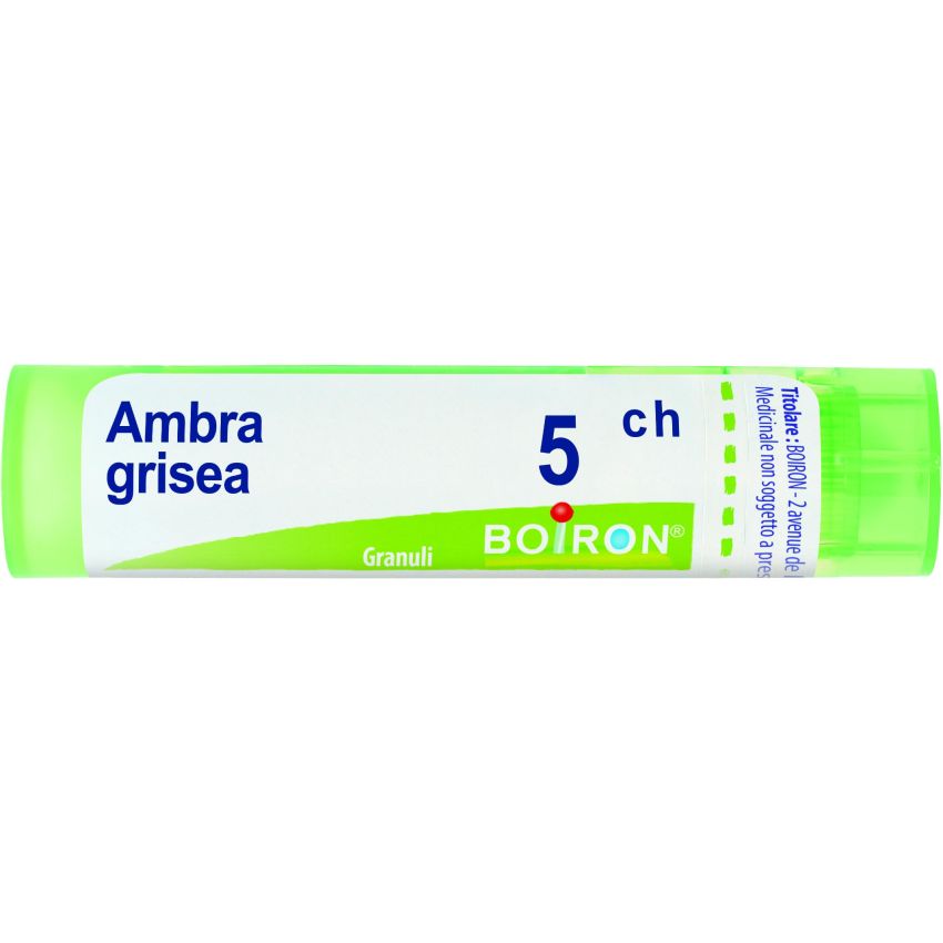 Granuli Omeopatici Boiron Ambra Grisea 05Ch - Tubo da 4g