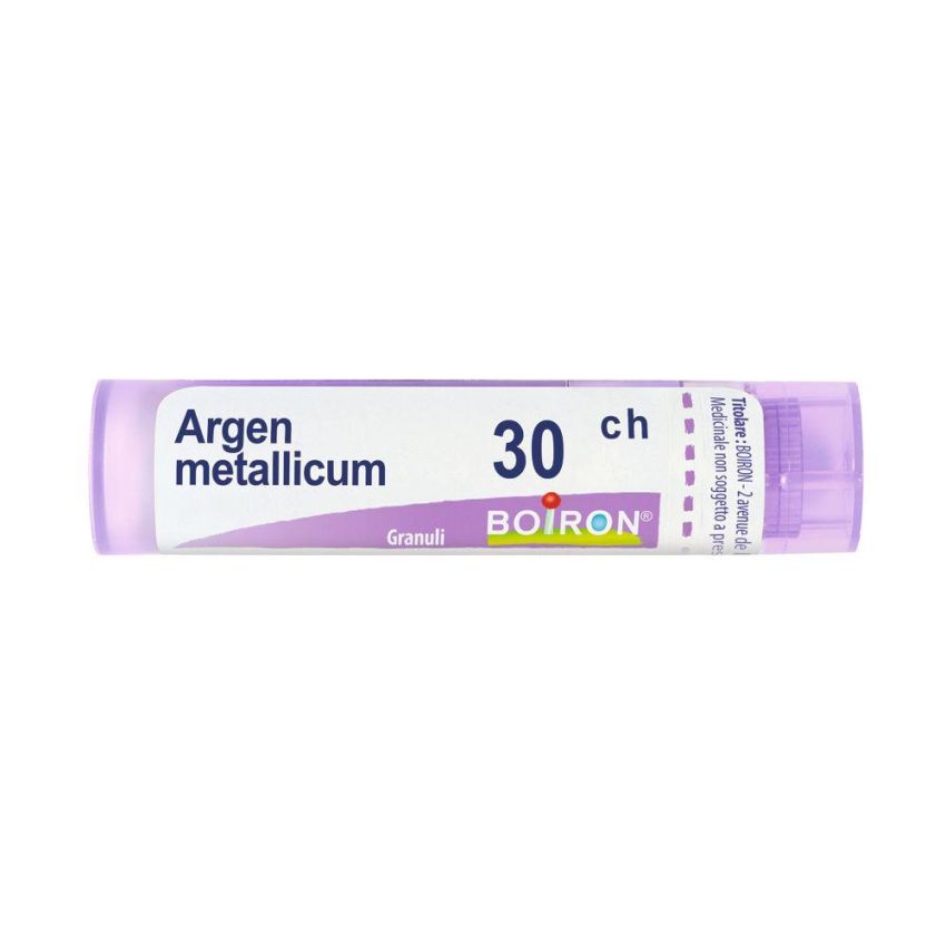 Granuli Boiron Argentum Metallicum 30Ch in Tubo da 4g
