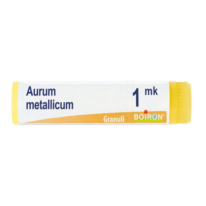 Boiron Aurum Metallicum 1Mk Globuli - Flacone da 1g