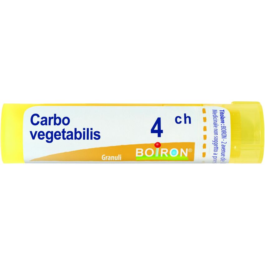 Boiron Carbo Vegetabilis 04Ch - Granuli Omeopatici 4g