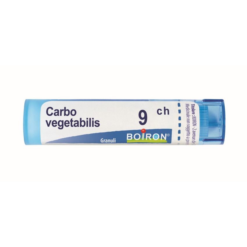 Boiron Carbo Vegetabilis 09Ch - Granuli Omeopatici, Tubo da 4g