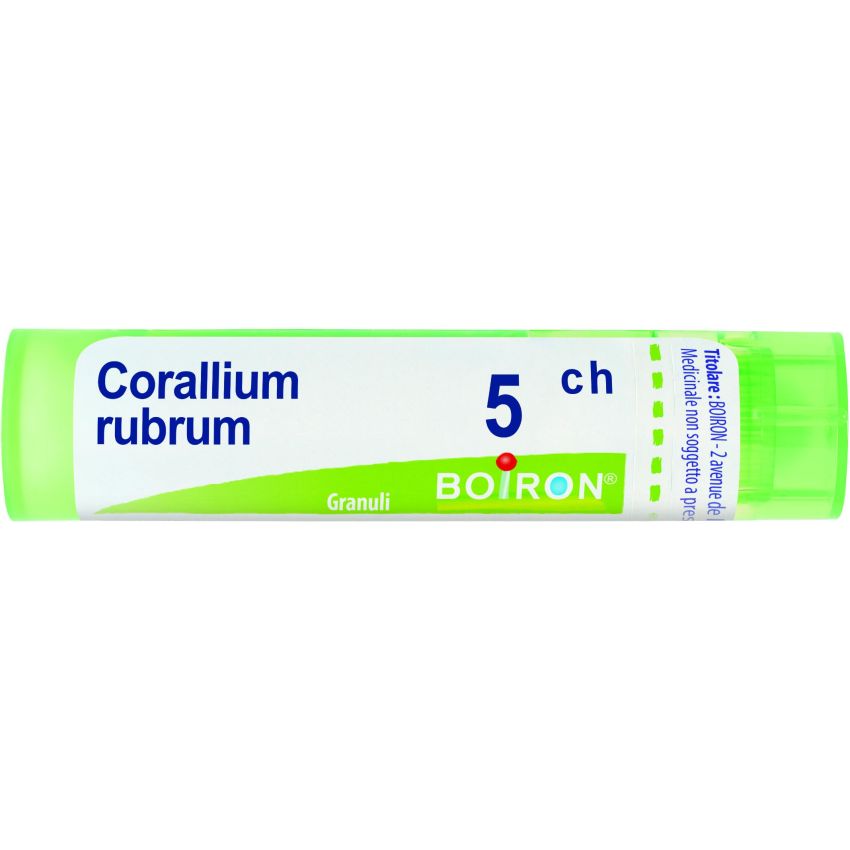 Boiron Corallium Rubrum 05Ch - Granuli Omeopatici, Tubo da 4g