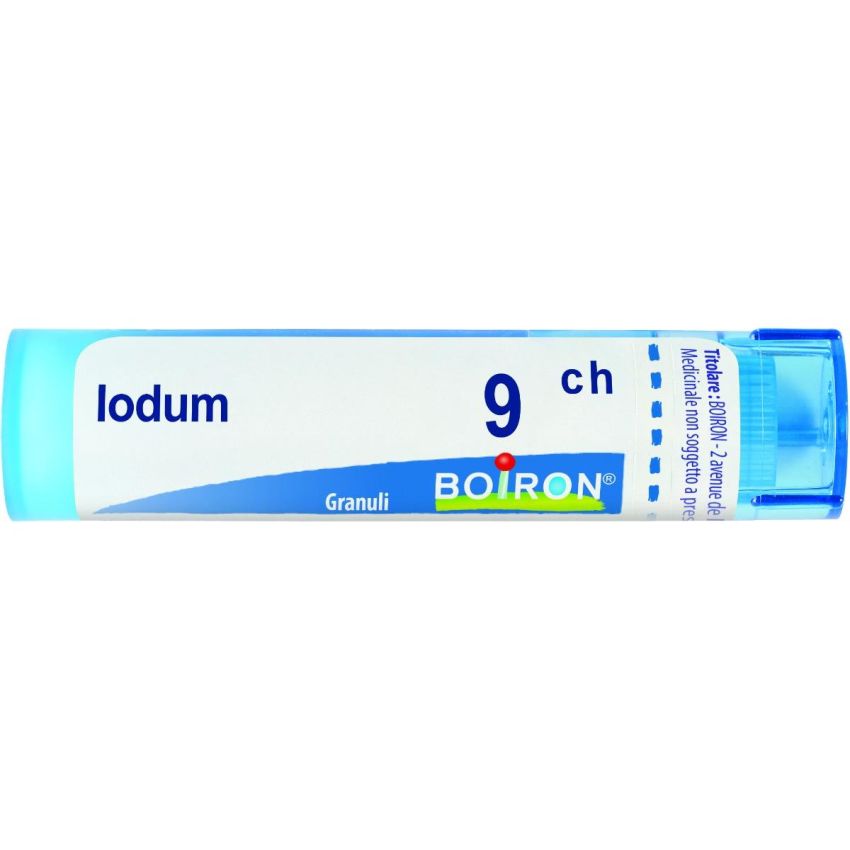 Boiron Iodum 9CH - Tubo di Granuli Omeopatici da 4g