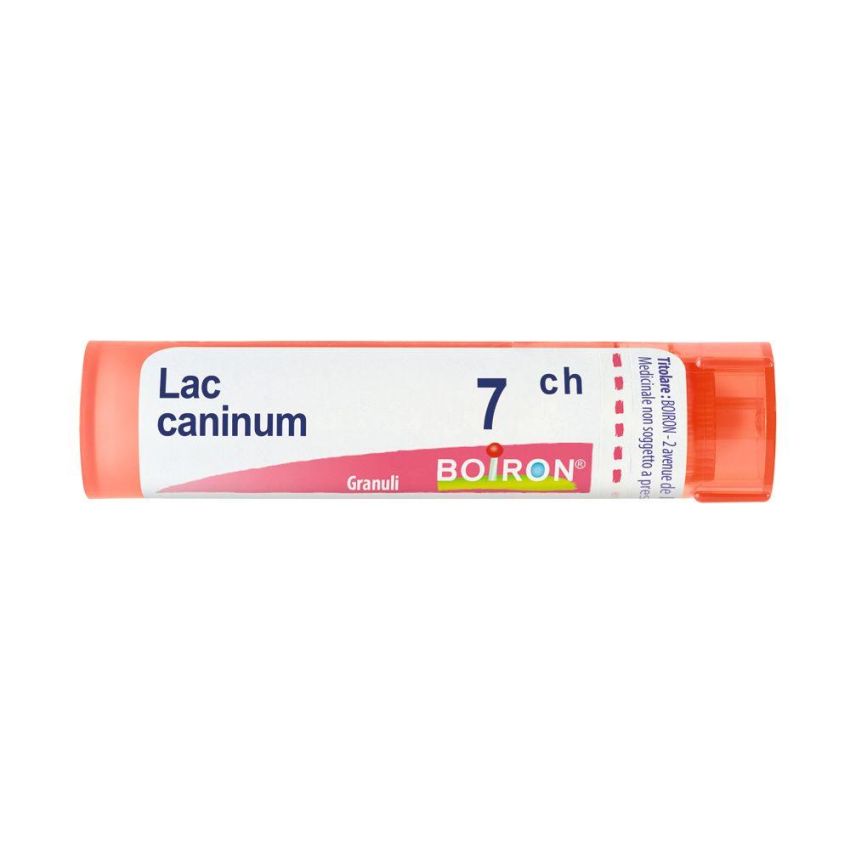 Boiron Lac Caninum 07Ch - Granuli Omeopatici, Tubo da 4g