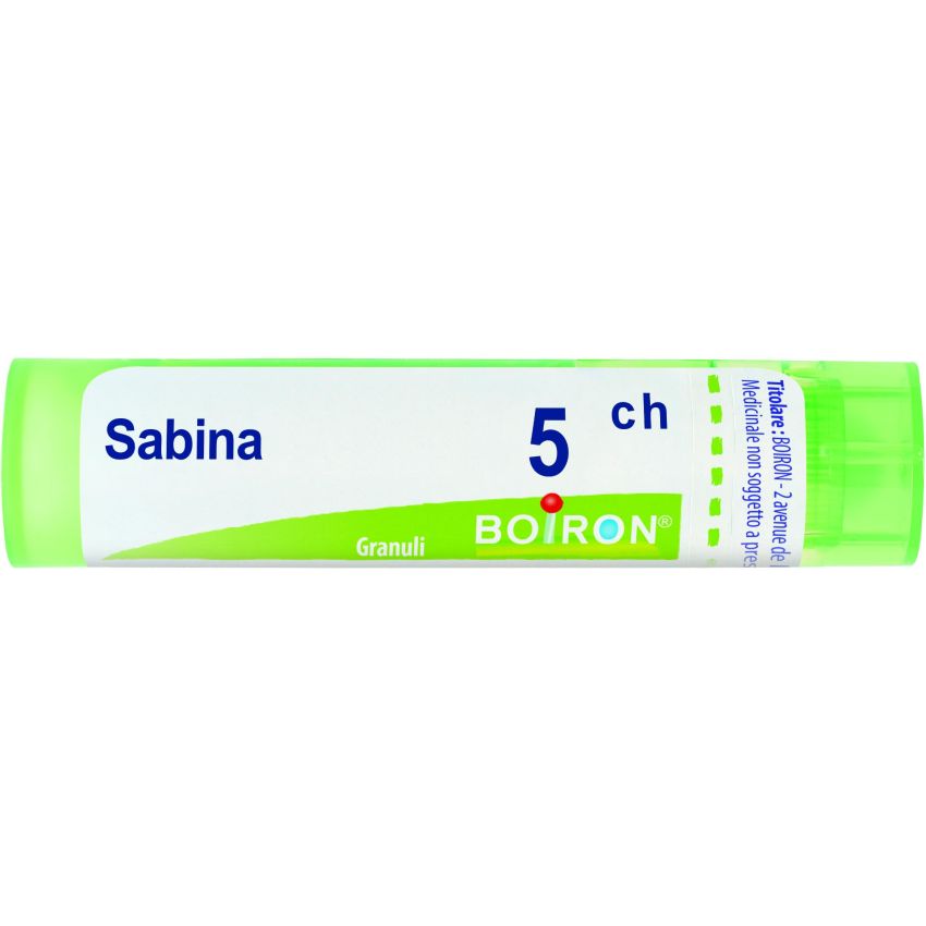 Boiron Sabina 05Ch - Granuli Omeopatici in Tubo da 4g