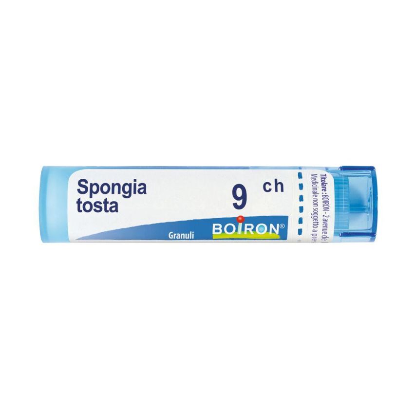 Granuli Boiron Spongia Tosta 09Ch in Tubo da 4g