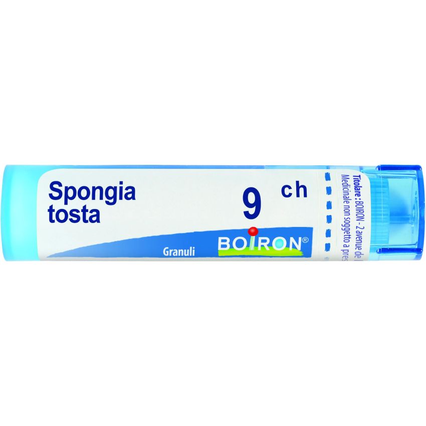 Granuli Boiron Spongia Tosta 09Ch in Tubo da 4g