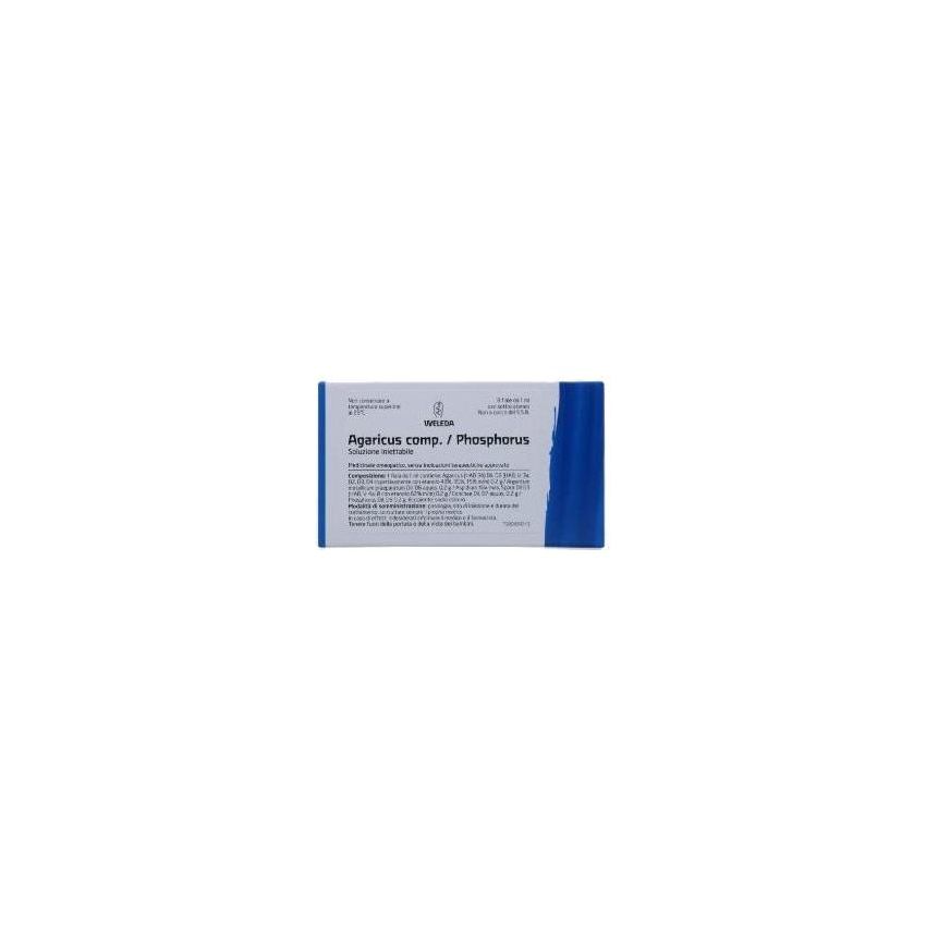 Weleda Agaricus Phosphorus - Set di 8 Fiale da 1ml per il Benessere del Corpo