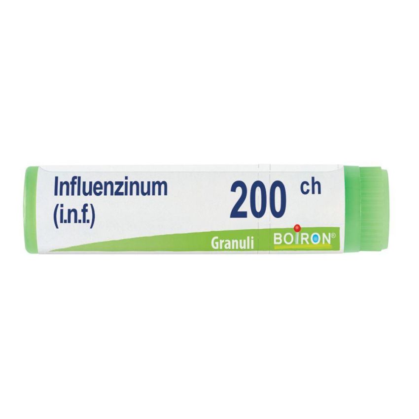 Boiron Influenzinum 200Ch Globuli Omeopatici, Dose 1g