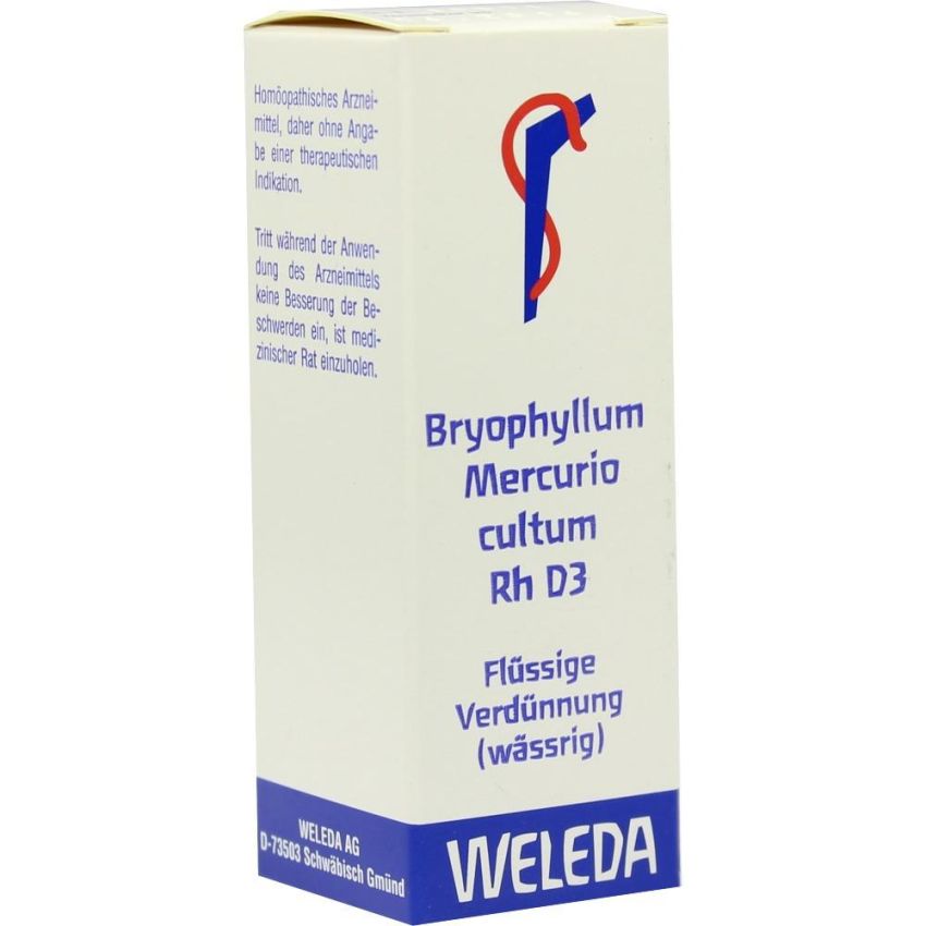 Weleda Bryophyllum Argento Cultum D3 Gocce Omeopatiche RH, 20ml