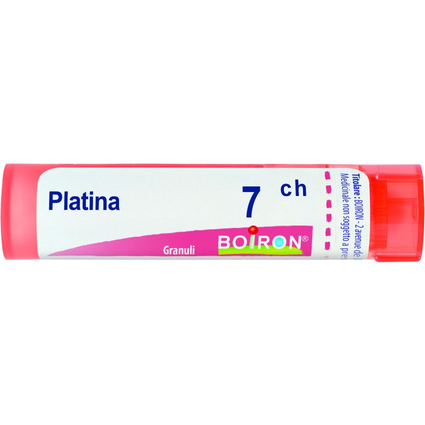 Boiron Platina Globuli Omeopatici 07Ch, Tubo da 4g