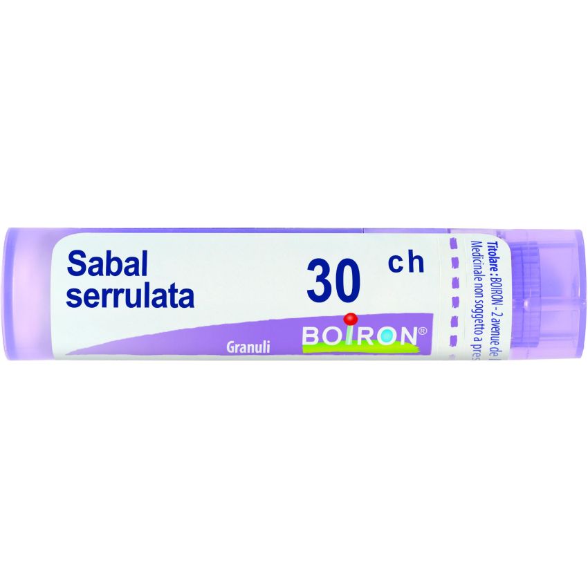 Boiron Sabal Serrulata, Granuli Omeopatici 30Ch 4g