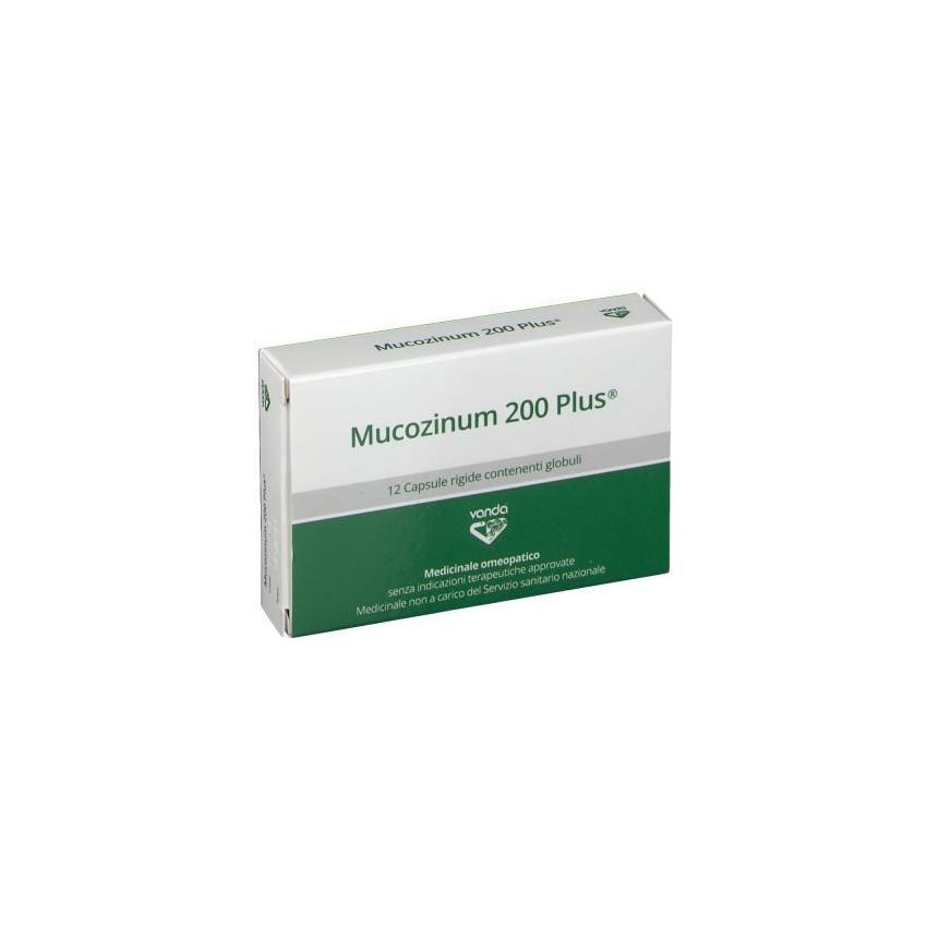 Vanda Mucozinum 200 Plus - Confezione da 12 Capsule