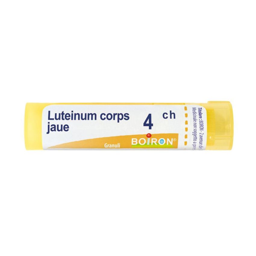 Boiron Granuli Luteinum Corps Jaune 04Ch in Tubo da 4g