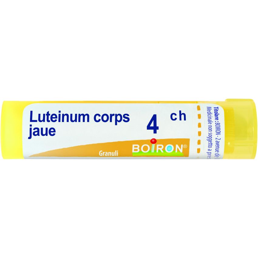 Boiron Granuli Luteinum Corps Jaune 04Ch in Tubo da 4g