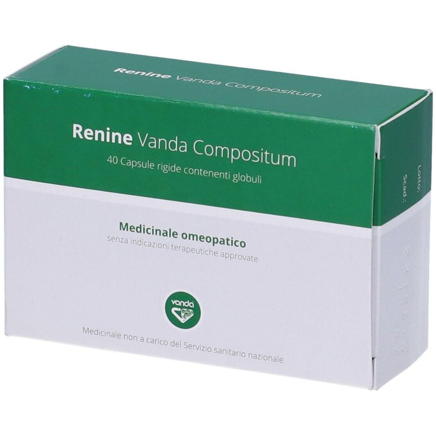 Renine Vanda Compositum - Supplemento Alimentare, 40 Capsule