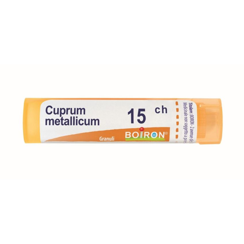 Granuli Boiron Cuprum Metallicum 15Ch in Tubo da 4g