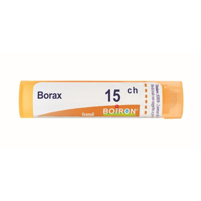 Boiron Borax 15CH - Granuli Omeopatici in Tubo da 4g
