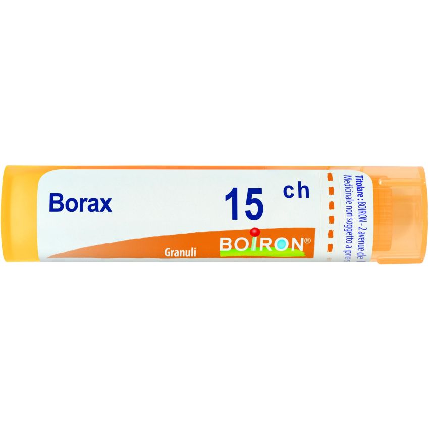 Boiron Borax 15CH - Granuli Omeopatici in Tubo da 4g