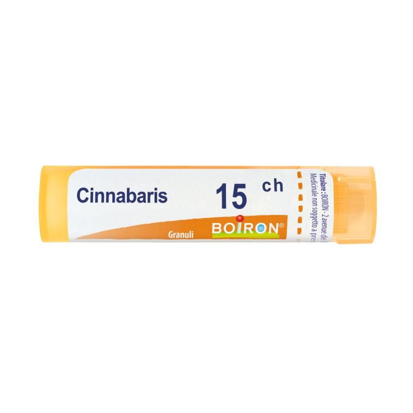 Boiron Cinnabaris 15Ch - Granuli Omeopatici da 4g in Tubo