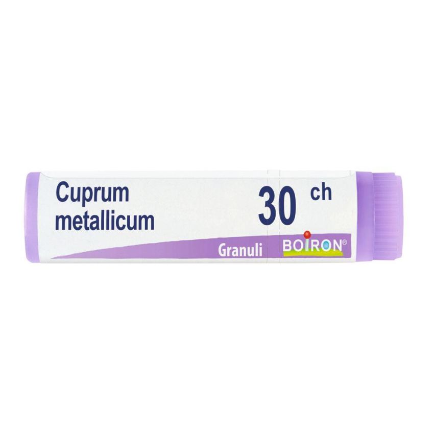 Boiron Cuprum Metallicum 30Ch - Globuli Omeopatici, Dose da 1g