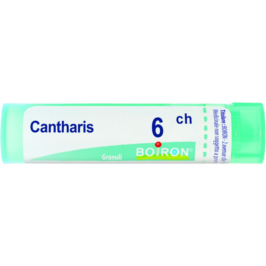 Boiron Cantharis 06Ch - Tubo di Granuli Omeopatici da 4g
