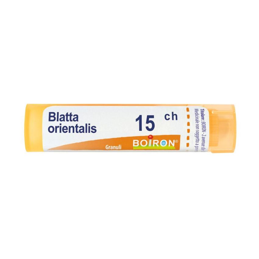 Granuli Boiron Blatta Orientalis 15Ch in Tubo da 4g