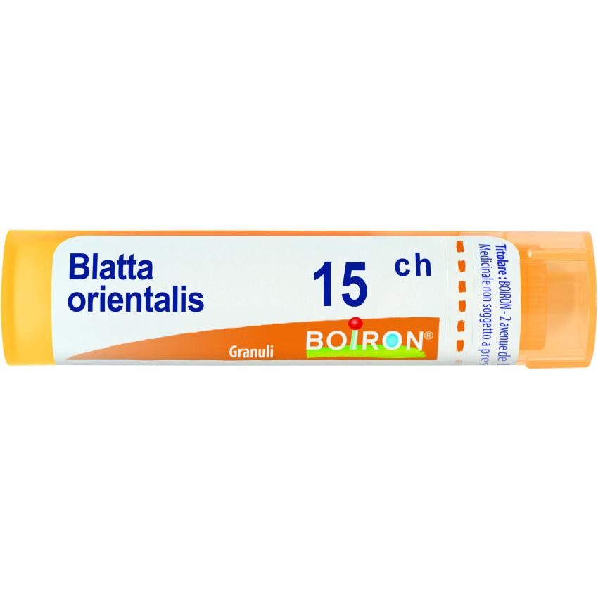Granuli Boiron Blatta Orientalis 15Ch in Tubo da 4g