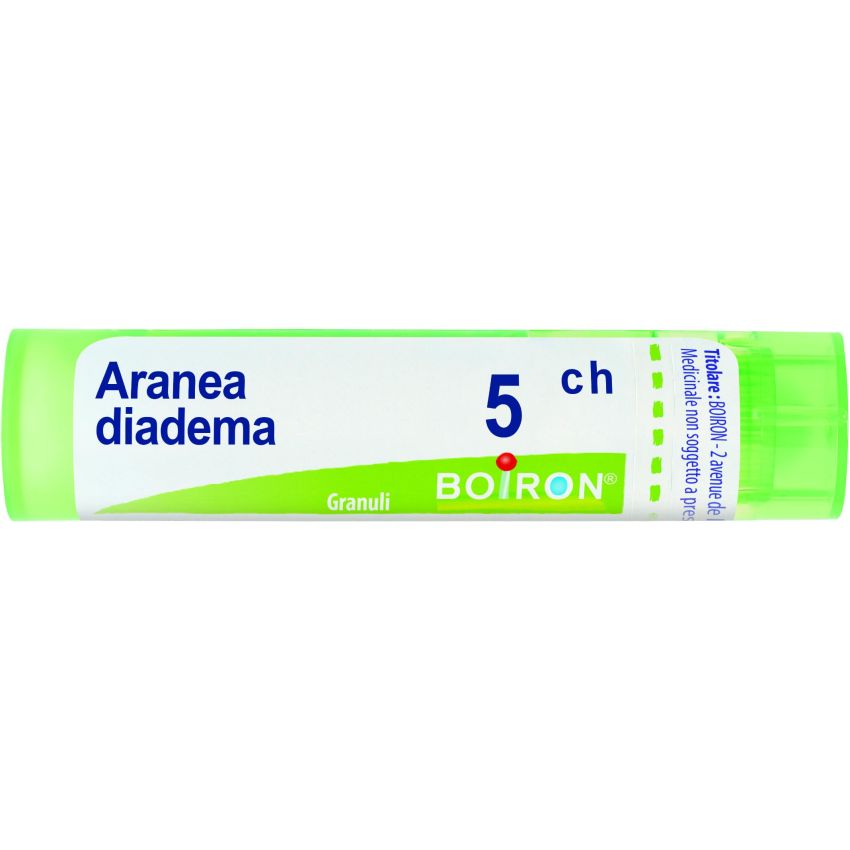 Granuli Boiron Aranea Diadema 05Ch in Tubo da 4g