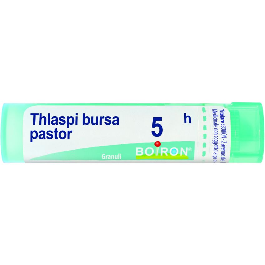 Boiron Thlaspi Bursa Pastor 05H Granuli Omeopatici - Tubo da 4g