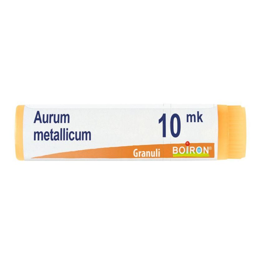 Boiron Aurum Metallicum 10Mk Globuli - Dose da 1g