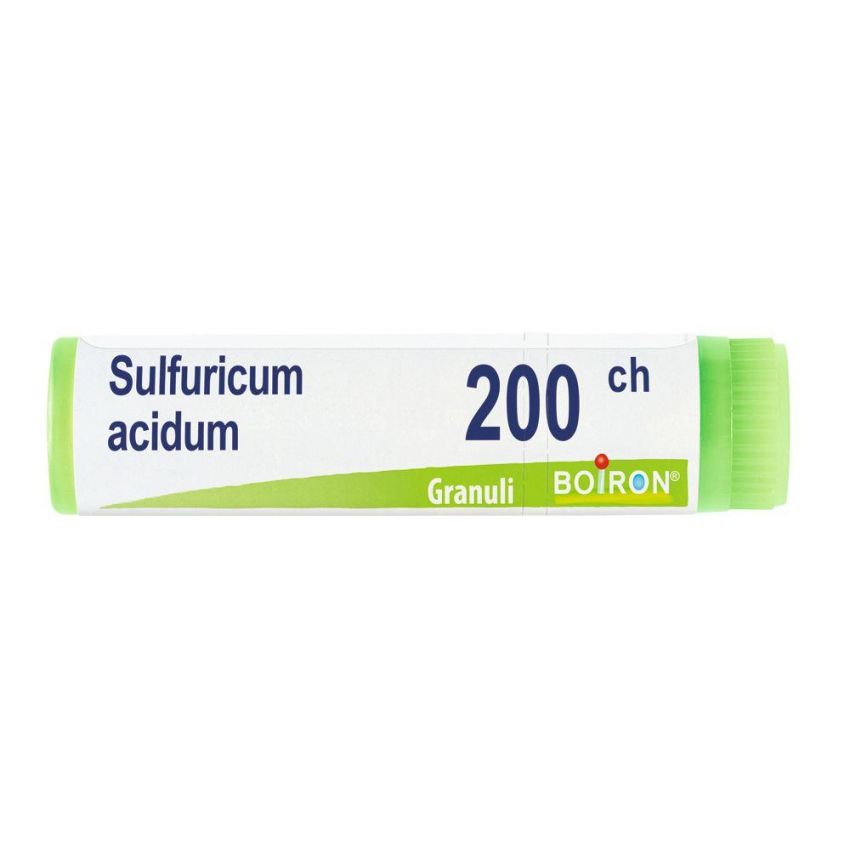Boiron Sulfuricum Acidum 200Ch - Globuli Omeopatici, Dose da 1g