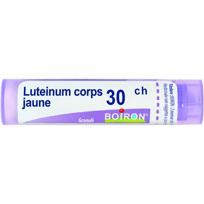 Boiron Luteinum Corps Jaune 30Ch - Granuli Omeopatici, Tubo da 4g