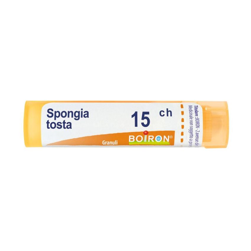 Boiron Spongia Tosta 15Ch - Granuli Homeopatici 4g
