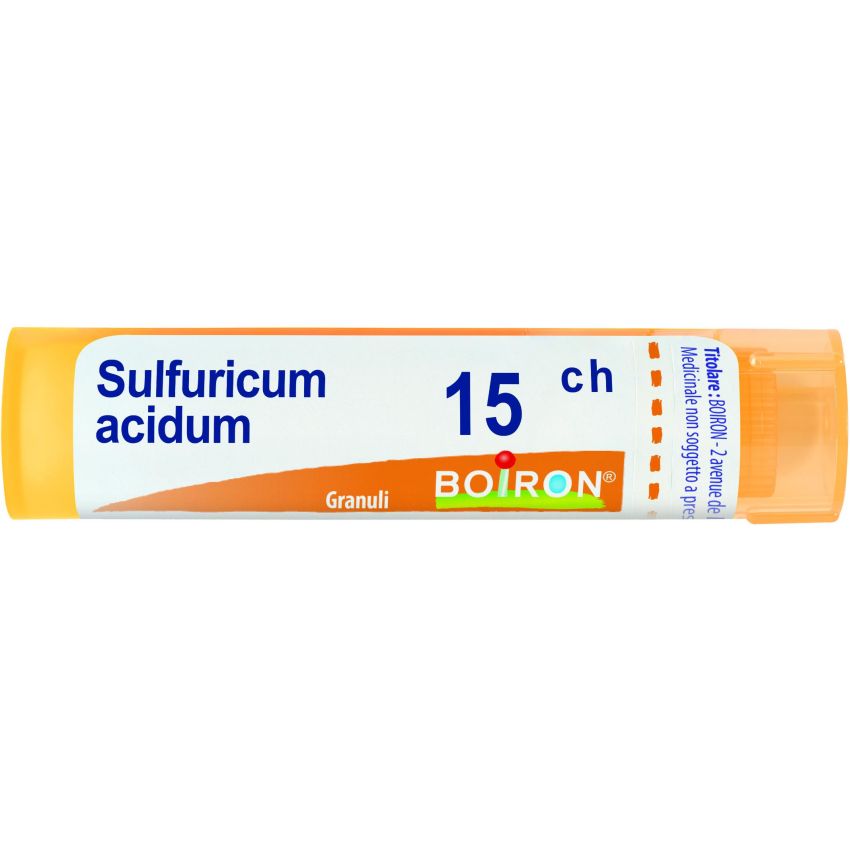 Boiron Sulfuricum Acidum 15Ch - Granuli Omeopatici Tubo da 4g