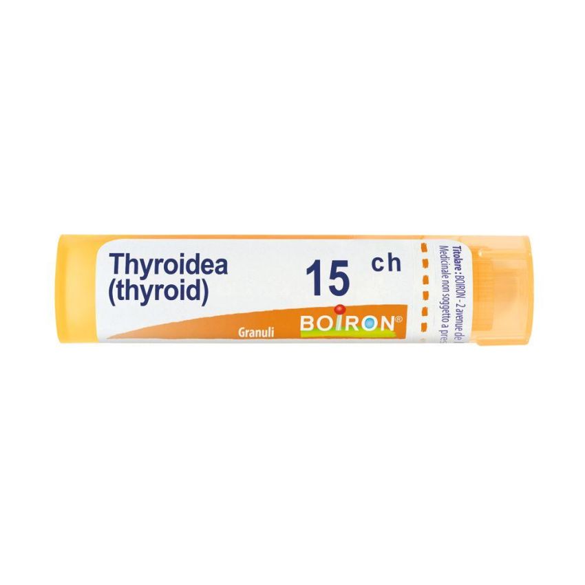 Boiron Thyroidea 15Ch - Granuli Homeopatici per Tiroide - Tubo da 4g