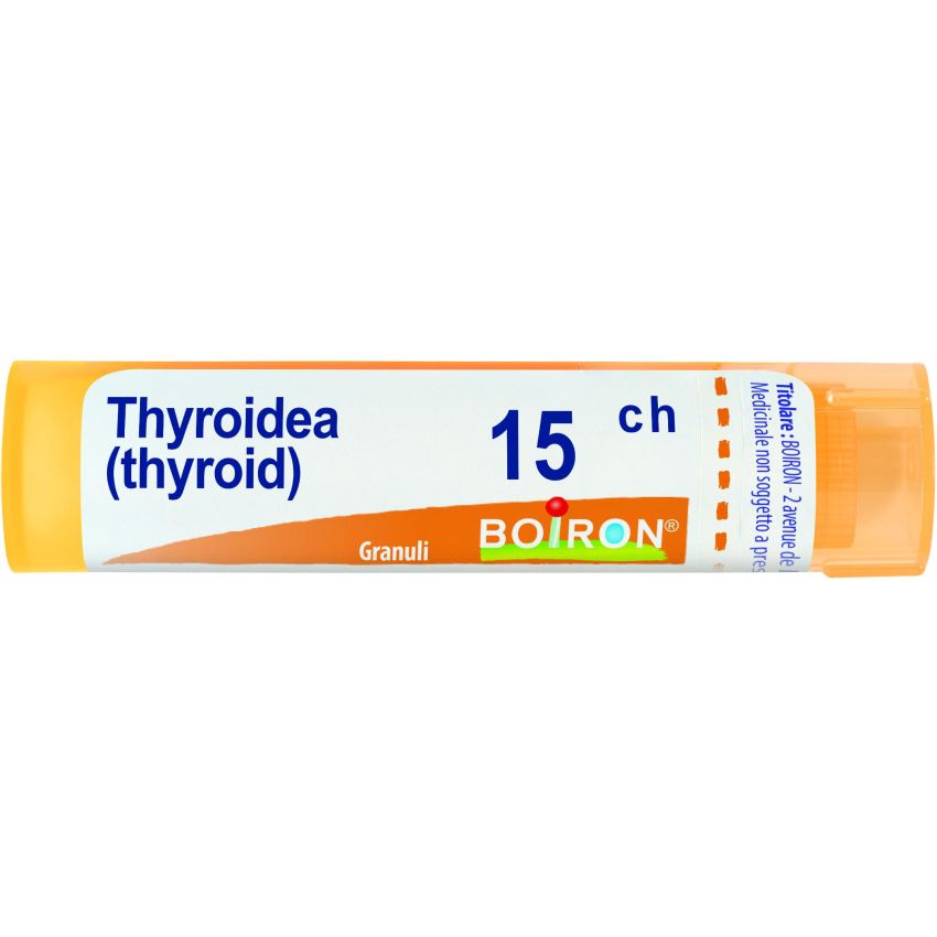 Boiron Thyroidea 15Ch - Granuli Homeopatici per Tiroide - Tubo da 4g