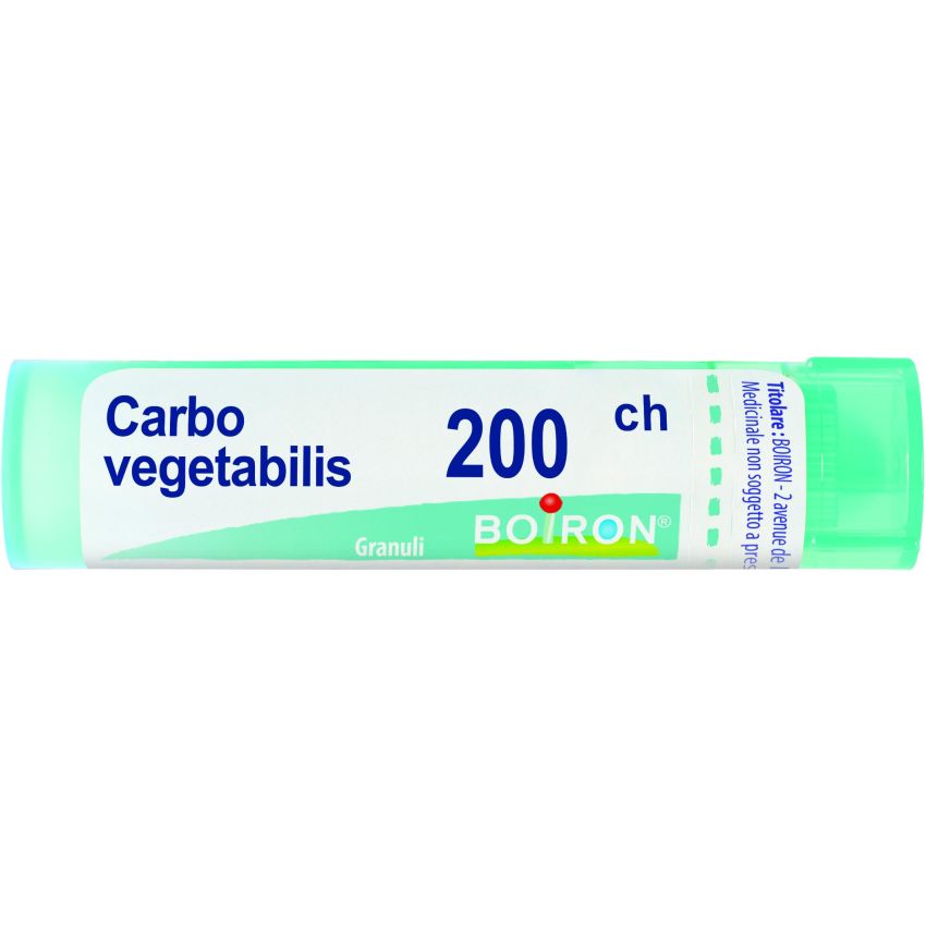 Boiron Carbo Vegetabilis 200Ch - Granuli Omeopatici 4g