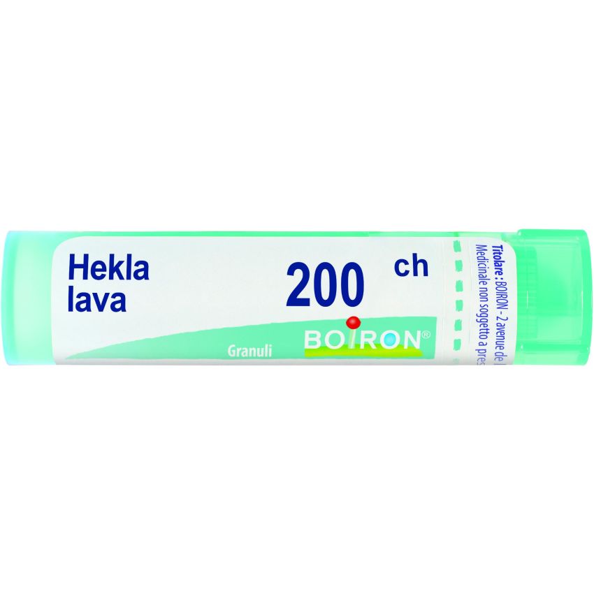 Boiron Hekla Lava 200Ch - Tubo di Granuli Omeopatici da 4g