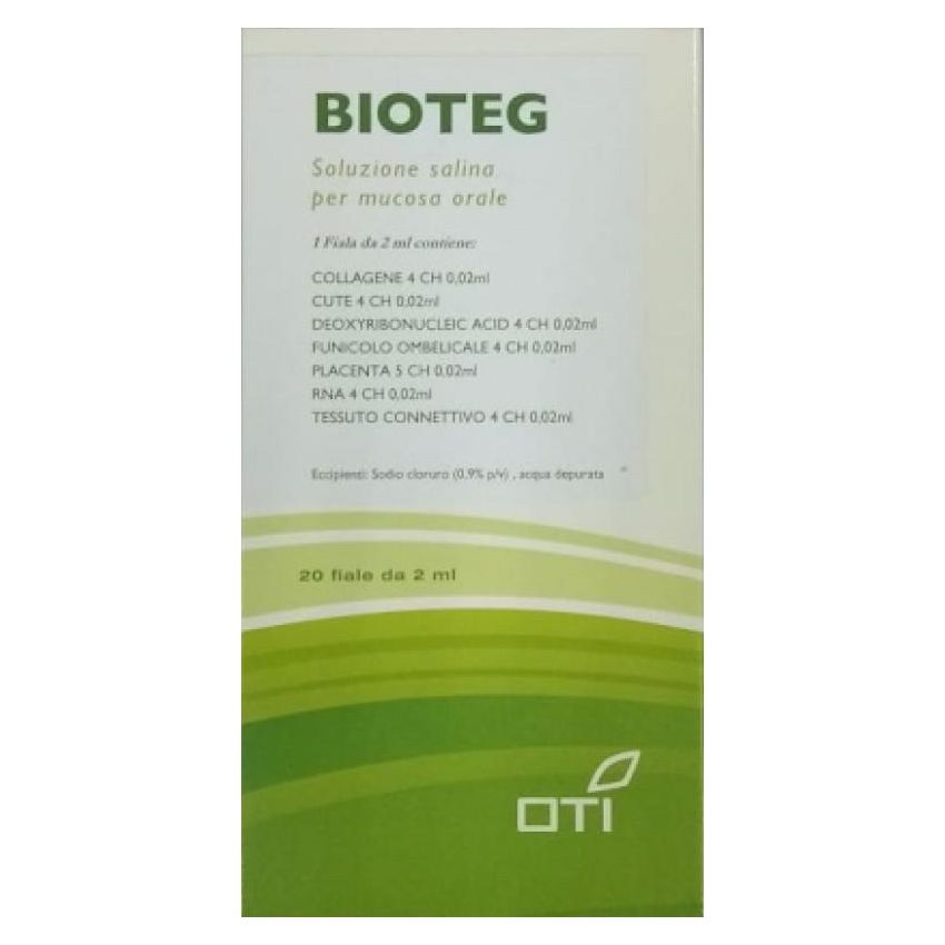 Oti Bioteg Composto - 20 Fiale Fisiologiche da 2ml