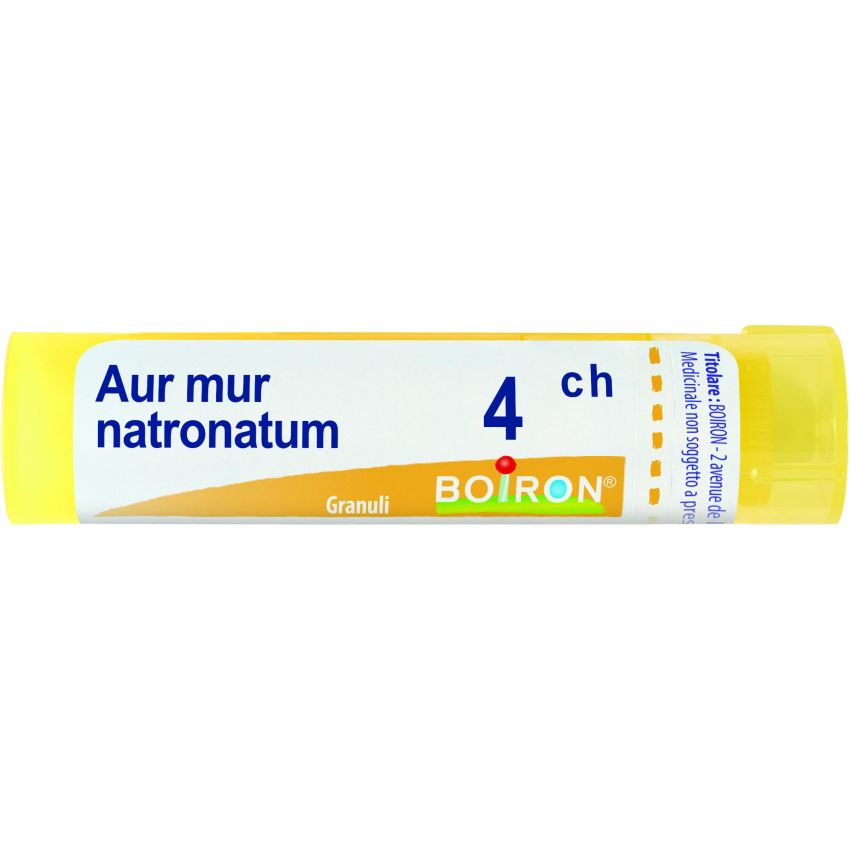 Granuli di Aurum Natronatum 4CH Boiron Tubo da 4g